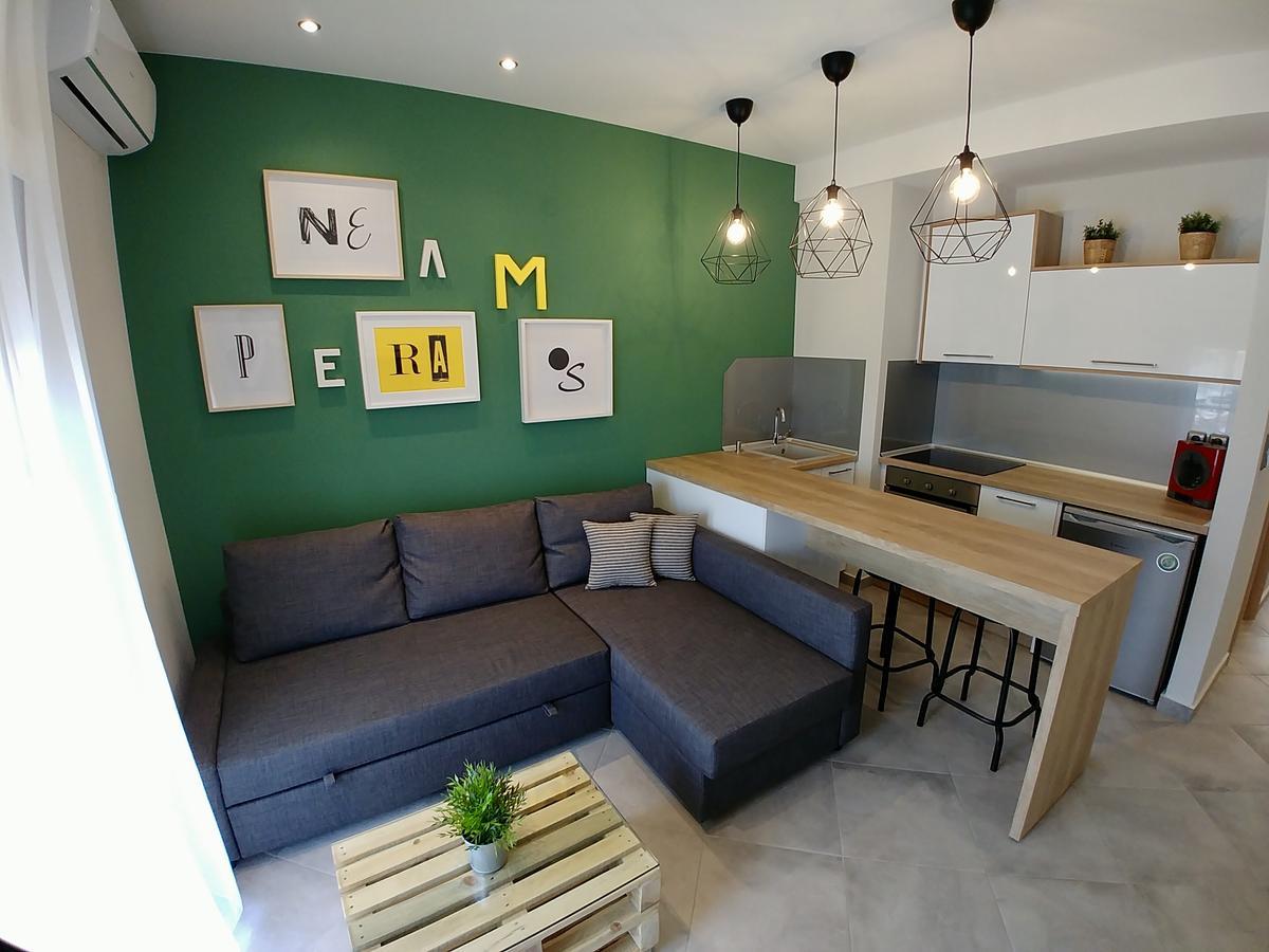 48 Downtown Lofts Apartamento Néa Péramos Exterior foto